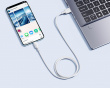 Silky Series Hurtigopladning Kabel USB til Type-C 100W - 1m - Hvid