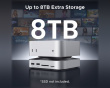 Mac Mini 11-i-1-Dockingstation med SSD-udvidelse