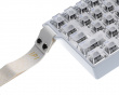 Flash 68 PRO HE Tastatur - Hvid