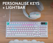 G316 X 98 Gamingtastatur - Hvid