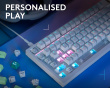 G316 X 98 Gamingtastatur - Hvid