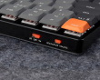 K1v6 Low Profile QMK Trådløst Tastatur [Gateron Brown] - Lysegrå