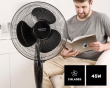 Gulvventilator Greco 16 CR Elegance 40cm - Sort