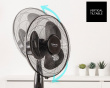 Gulvventilator Greco 16 CR Elegance 40cm - Sort