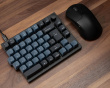 Q11 Hotswap Knob Split ISO Tastatur - Sort [Gateron G Pro Red]
