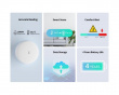 Smart Zigbee Temperatur- og Luftfugtighedssensor (Rund)