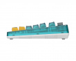 Retro Mechanical Keyboard - Trådløst Tastatur ANSI - Clear Blue
