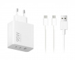 90W HyperCharge Vægoplader (3-ports)