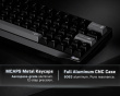 SF60 HE Gaming Tastatur ANSI - Starry Glitter White [WS Poseidon]