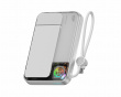 ICEMAG 3 Qi Wireless Magnetic Powerbank 10000 mah - White