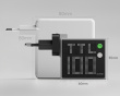 Pixel 100W USB-C & USB-A oplader - Grå
