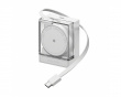 Udtrækkelig 65W Oplader - Hvid