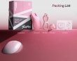 V6S Trådløs Gamingmus - Pink