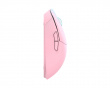 Huan Stainless Magnesium Alloy Trådløs Gamingmus - Blå/Pink