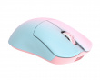Huan M Magnesium Trådløs Gamingmus - Blue/Pink