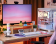 VOXARA USB Gaming Kondensatormikrofon RGB - Hvid