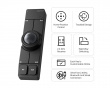 Nape Pro Trådløs Trackball Mus - Sort