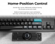 Nape Pro Trådløs Trackball Mus - Sort