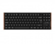 K1 Ultra SE 80% 8K Trådløst Tastatur - Wood Black [Milk POM Red]