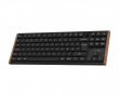 K1 Ultra SE 80% 8K Trådløst Tastatur - Wood Black [Milk POM Red]