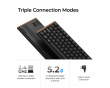 K1 Ultra SE 80% 8K Trådløst Tastatur - Wood Black [Milk POM Brown]