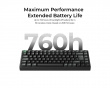 K2 Ultra 75% 8K Trådløst Tastatur - Sort [Keychron Apex Brown]