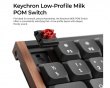 K3 Ultra SE 75% 8K Trådløst Tastatur - Wood Black [Milk POM Red]