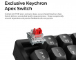 K4 Ultra 96% 8K Trådløst Tastatur - Sort [Keychron Apex Red]