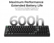 K4 Ultra 96% 8K Trådløst Tastatur - Sort [Keychron Apex Red]