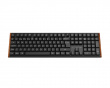 K5 Ultra Low-Profile 100% 8K Trådløst Tastatur - Wood Black [Keychron Milk POM Red]