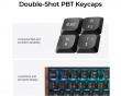 K5 Ultra Low-Profile 100% 8K Trådløst Tastatur - Wood Black [Keychron Milk POM Brown]
