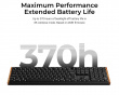 K5 Ultra Low-Profile 100% 8K Trådløst Tastatur - Wood Black [Keychron Milk POM Brown]