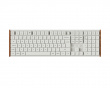 K5 Ultra Low-Profile 100% 8K Trådløst Tastatur - Wood White [Keychron Milk POM Brown]
