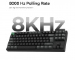 K8 Ultra 80% 8K Trådløst Tastatur - Sort [Keychron Apex Red]