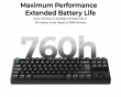 K8 Ultra 80% 8K Trådløst Tastatur - Sort [Keychron Apex Red]