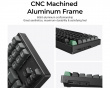 K8 Ultra 80% 8K Trådløst Tastatur - Sort [Keychron Apex Red]