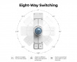 Nape Pro Wireless Trackball Mouse - Hvid