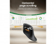 EM11 Pro Ergonomisk Vertikal Mus - Sort/Blå