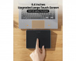 T1 Plus Trådløs Touchpad - Hvid/Sølv