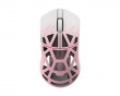 Beast X Max V2 Trådløs Gamingmus - Rosa/Hvid