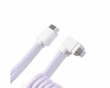 Coiled Aviator Kabel Angled 8K - Lys lilla