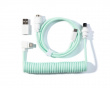 Coiled Aviator Kabel Angled 8K - Mint