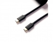 Coiled Aviator Kabel Straight 8K - Sort