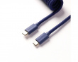 Coiled Aviator Kabel Straight 8K - Blå