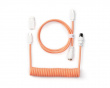 Coiled Aviator Kabel Straight 8K - Pink Orange