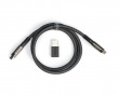 Double-Sleeved Geek Kabel 8K - Sort