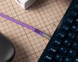 Double-Sleeved Geek Kabel 8K - Lilla