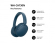 WH-CH730 Trådløse støjreducerende Bluetooth-hovedtelefoner - Blå