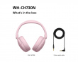 WH-CH730 Trådløse støjreducerende Bluetooth-hovedtelefoner - Pink