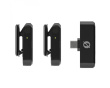 Wireless Micro Lightning Mikrofonsystem - Sort
